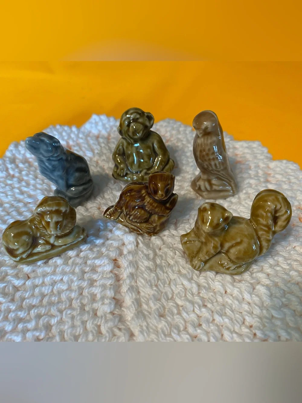 Wade Whimsies Figurine Bundle Vintage Red Rose Tea Collectibles